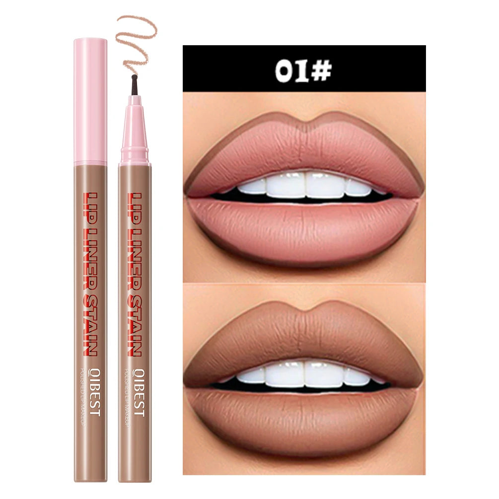 QIBEST Matte Liquid Lipliner Pencil Waterproof