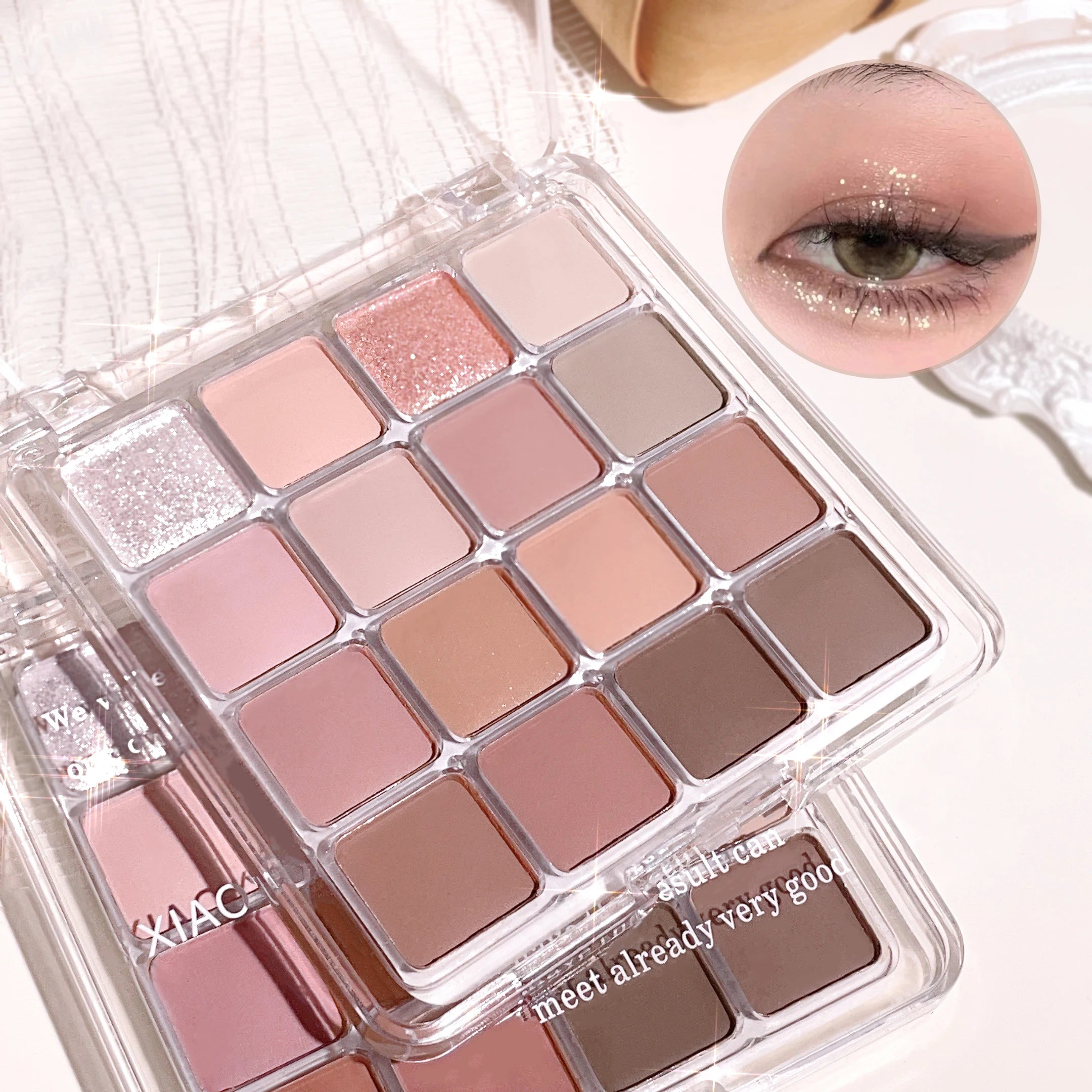 Sixteen-color sunset magic eye shadow Korean makeup