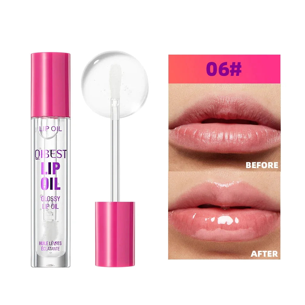 QIBEST Peel-off Lipgloss Matte Natural Mist Lip Tinted Waterproof Long Lasting Lipstick Makeup Tear Contour Lip Stain Cosmetics