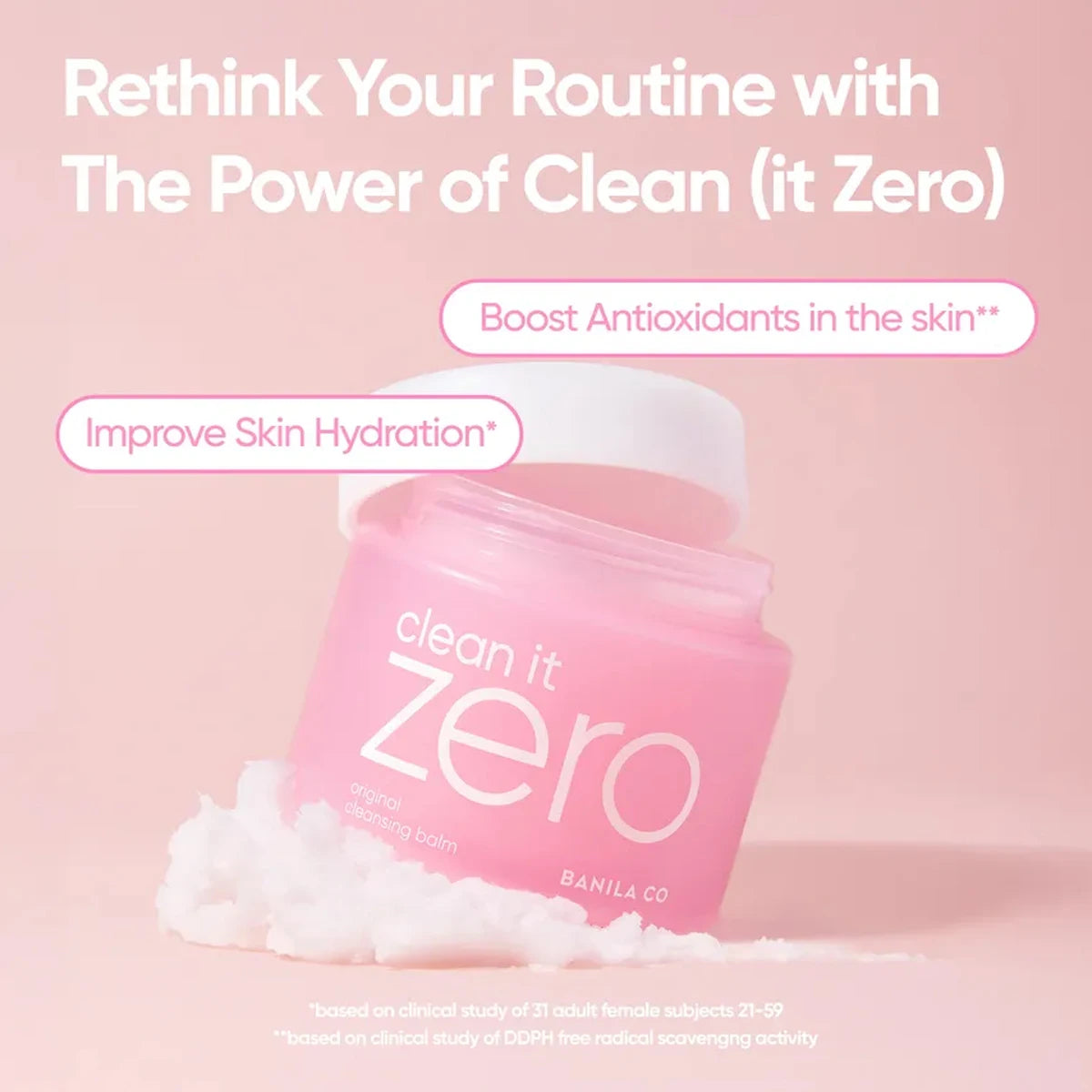 Banila CO Clean It Zero Cleansing Balm 7ml,Lightweight Cleansing,Travel-Size Convenience,Korean Cosmetic,K-Beauty,Korean Makeup