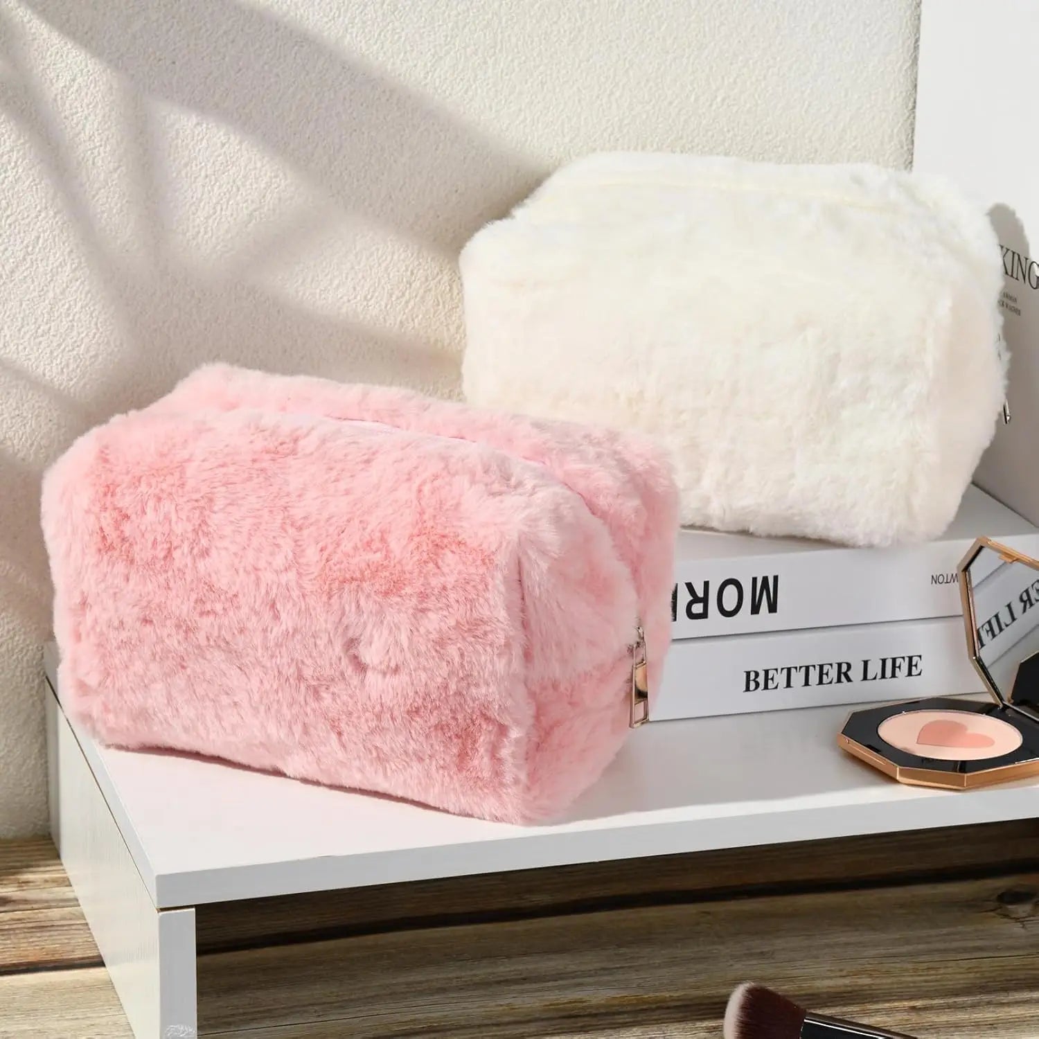 Trousse de maquillage en moumoute
