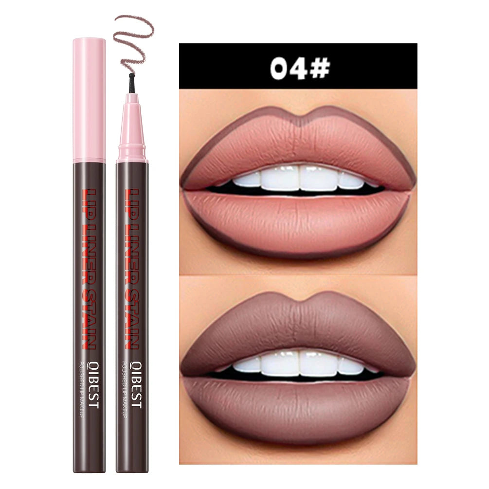 QIBEST Matte Liquid Lipliner Pencil Waterproof