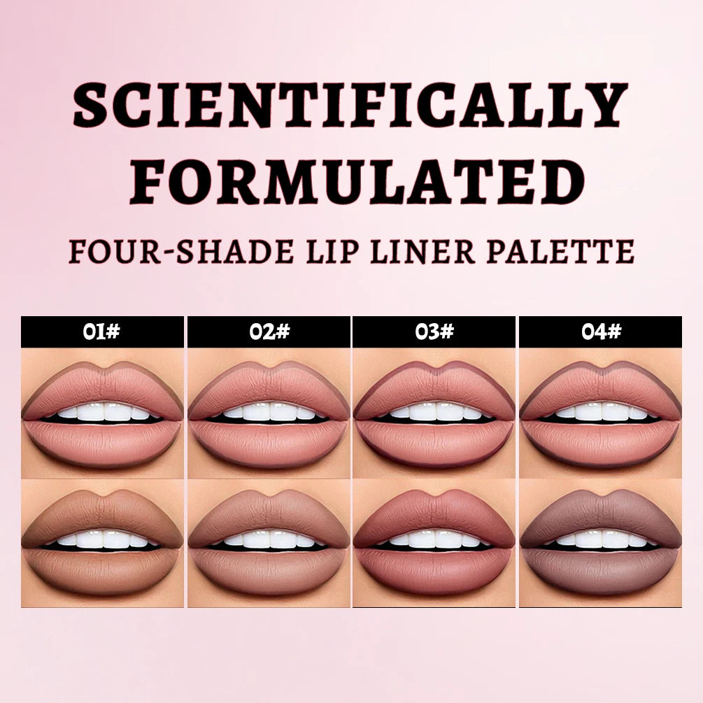 QIBEST Matte Liquid Lipliner Pencil Waterproof