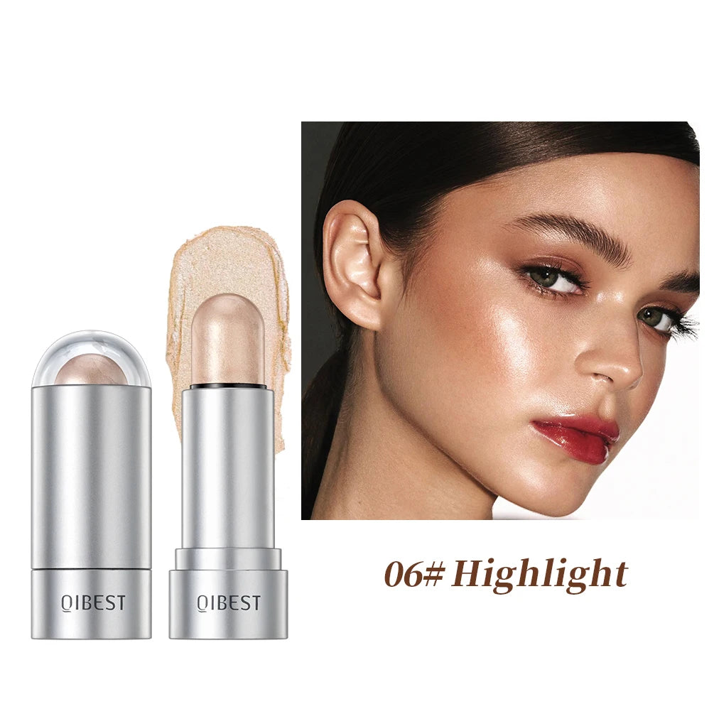 QIBEST Multifunctional Highlighter Bronzers Stick