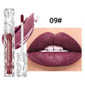QIBEST Waterproof Diamond Shimmer Glitter Lipgloss Matte