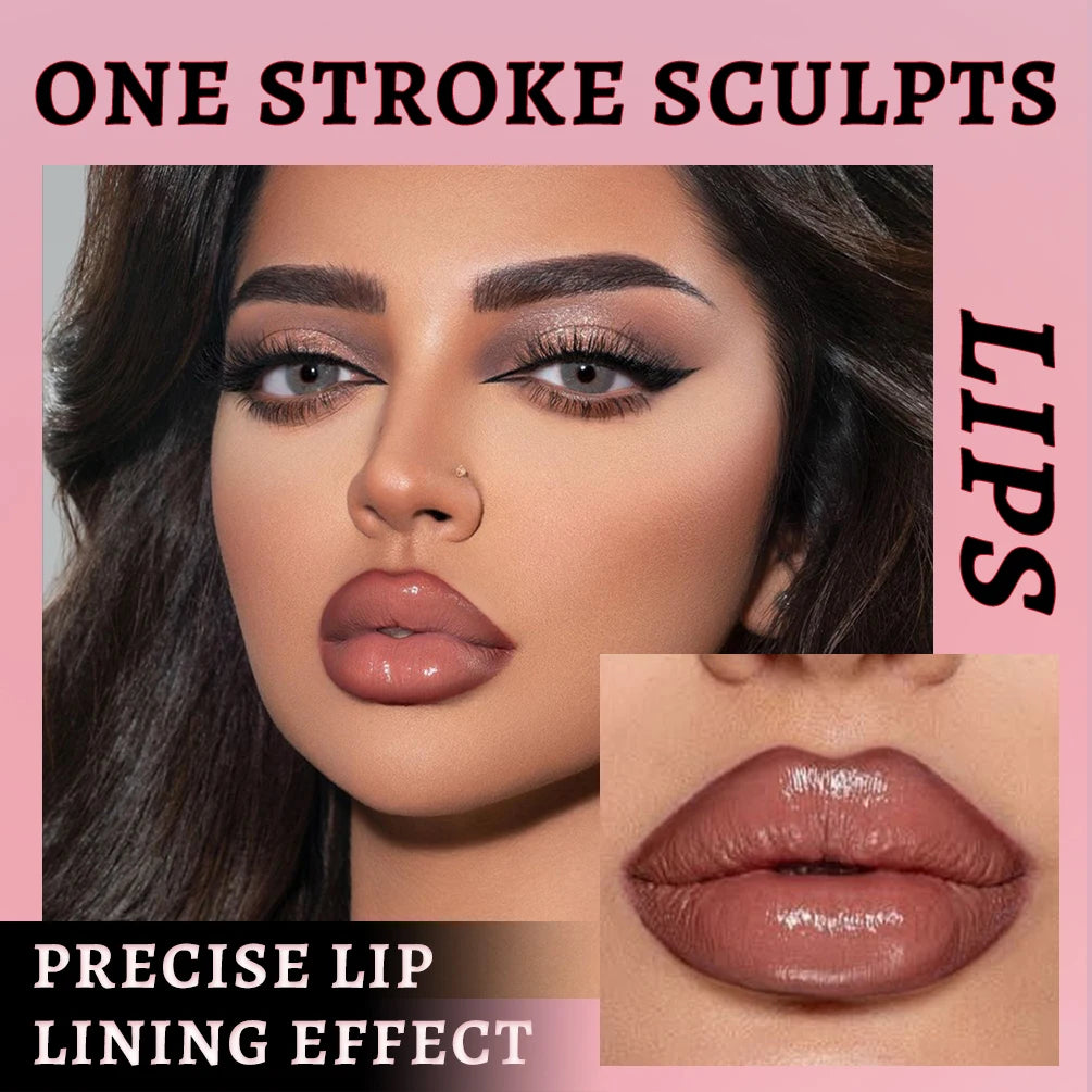 QIBEST Matte Liquid Lipliner Pencil Waterproof