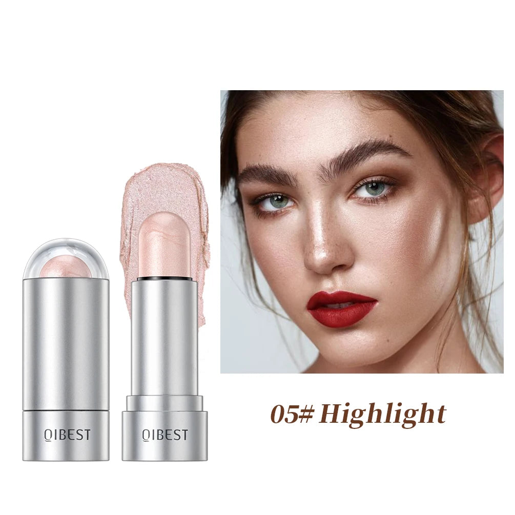 QIBEST Multifunctional Highlighter Bronzers Stick