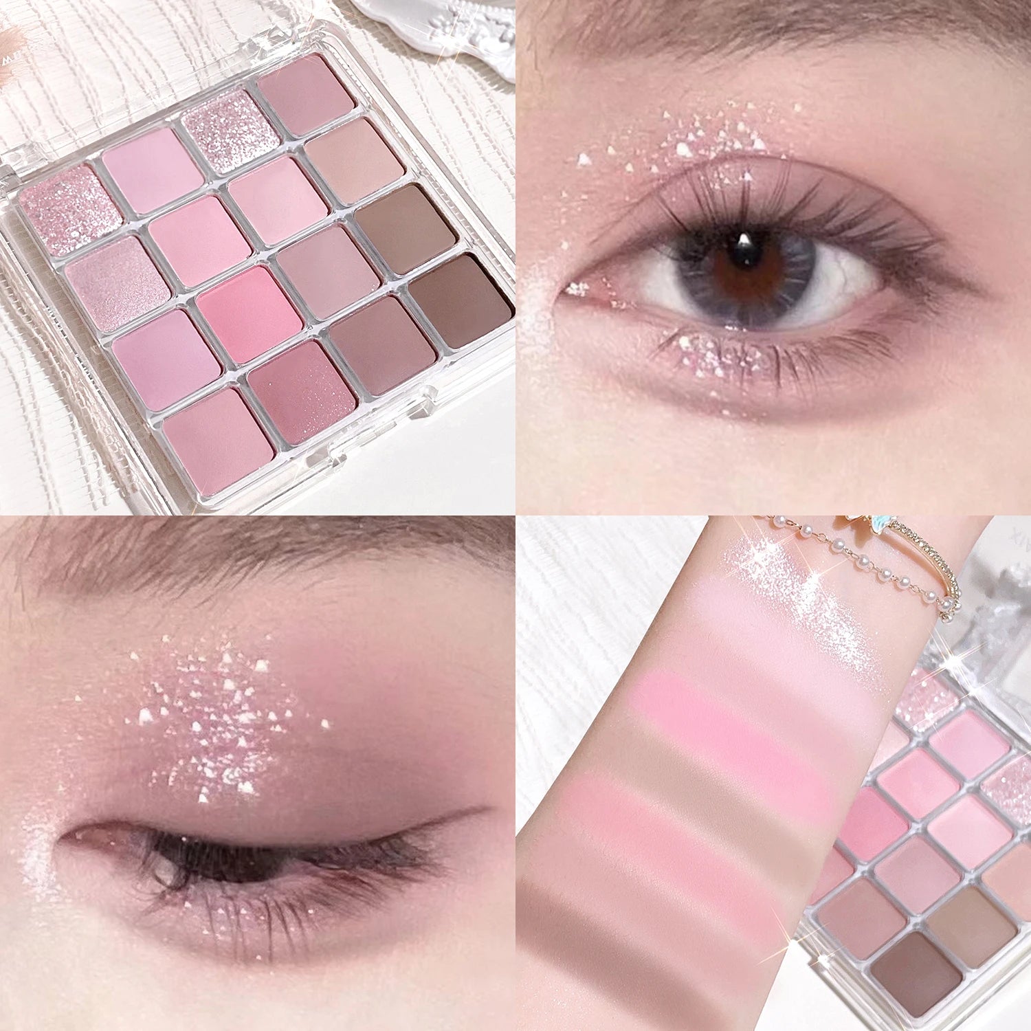 Sixteen-color sunset magic eye shadow Korean makeup