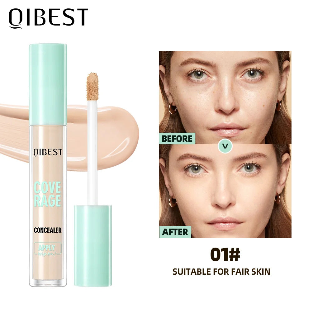 QIBEST Liquid Concealer Matte High Coverage Waterproof