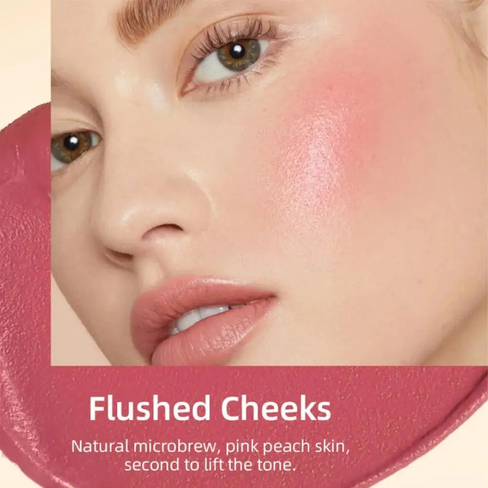 6 Colors Cream Blush Stick Waterproof Long Lasting Cheek Lip Eye Makeup Blendable