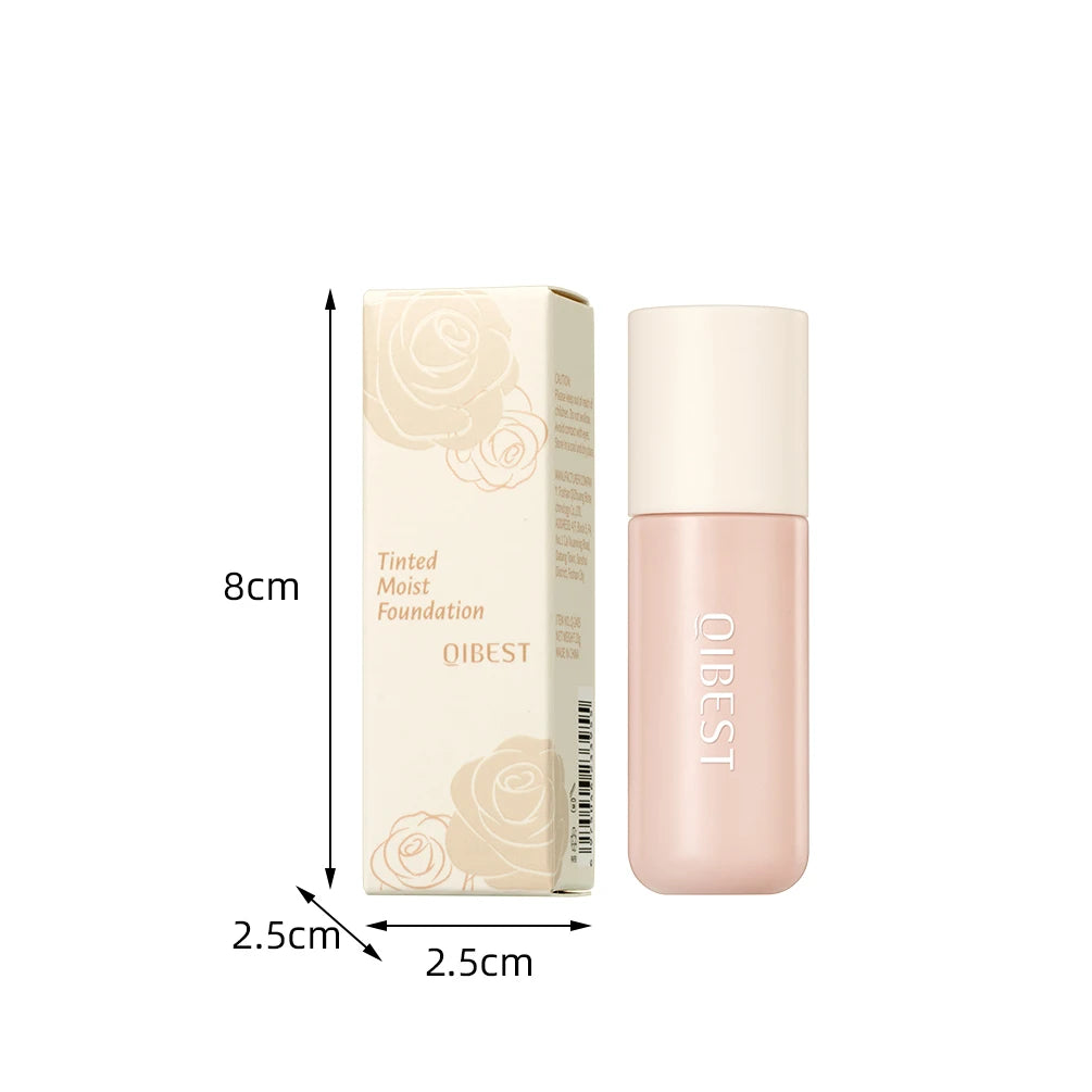 QIBEST Liquid Foundation High Coverage Waterproof Face Concealer Base Cream