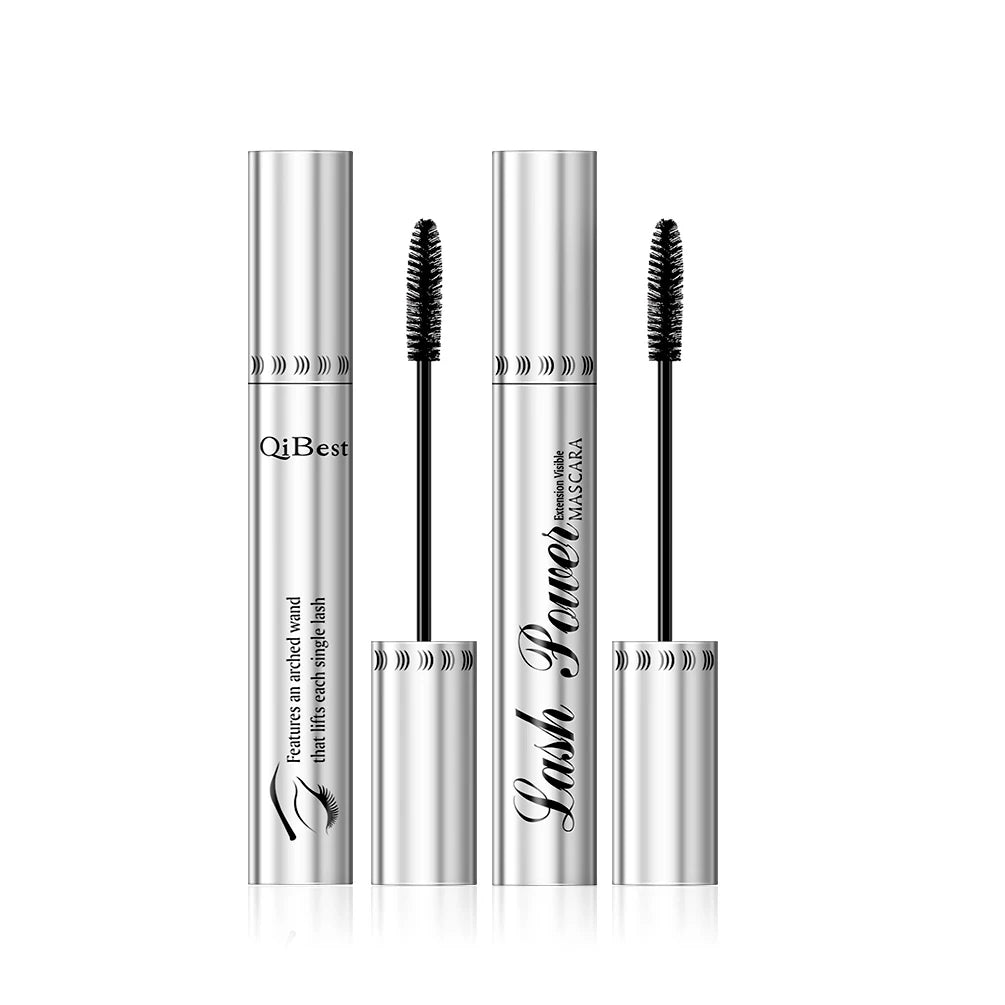 2pcs/set Black Mascara Beauty Makeup 4D Curling Lash Eyelash Extension Waterproof