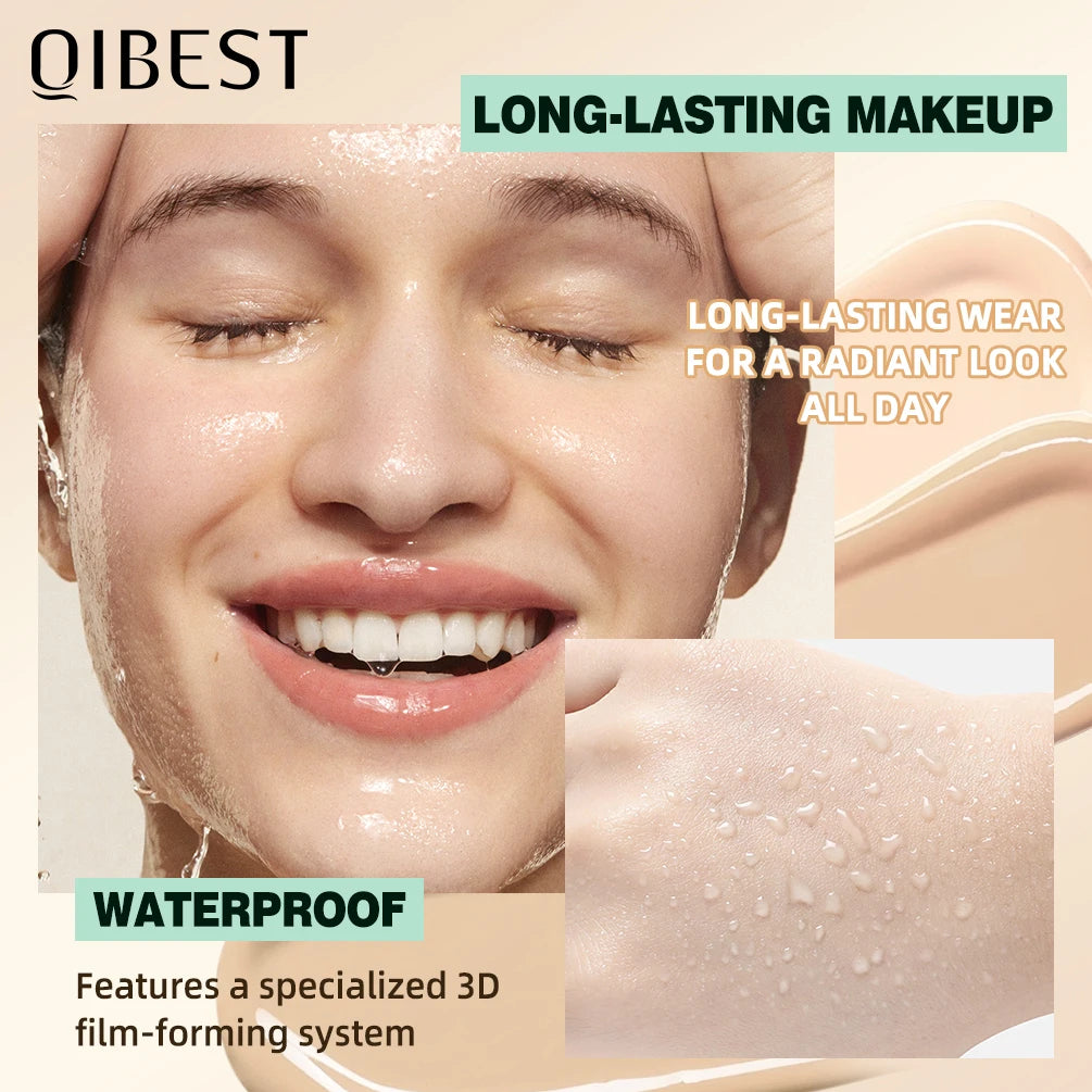 QIBEST Liquid Concealer Matte High Coverage Waterproof