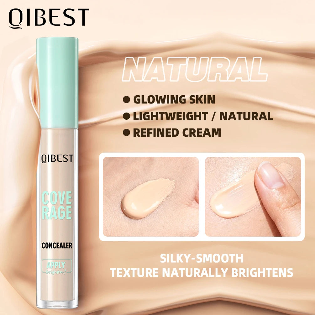 QIBEST Liquid Concealer Matte High Coverage Waterproof
