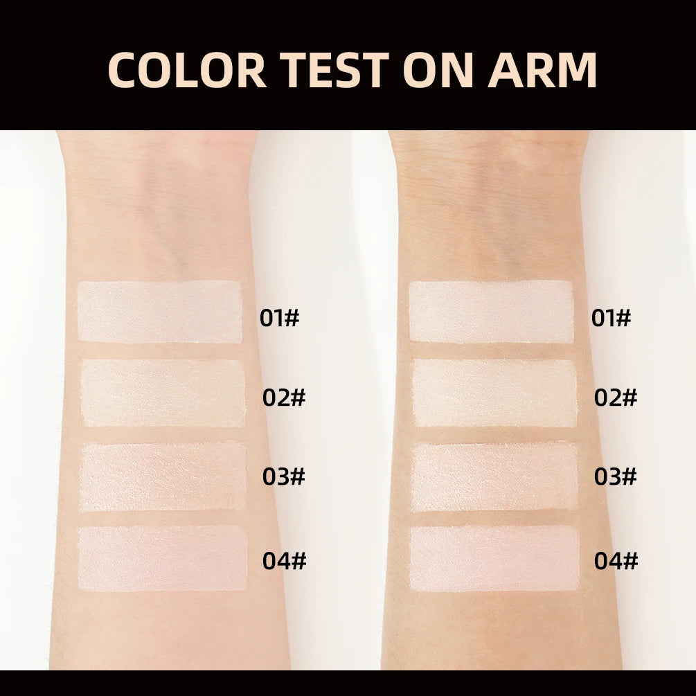 QIBEST 4 Colors Loose Powder Waterproof Oil-Control Matte