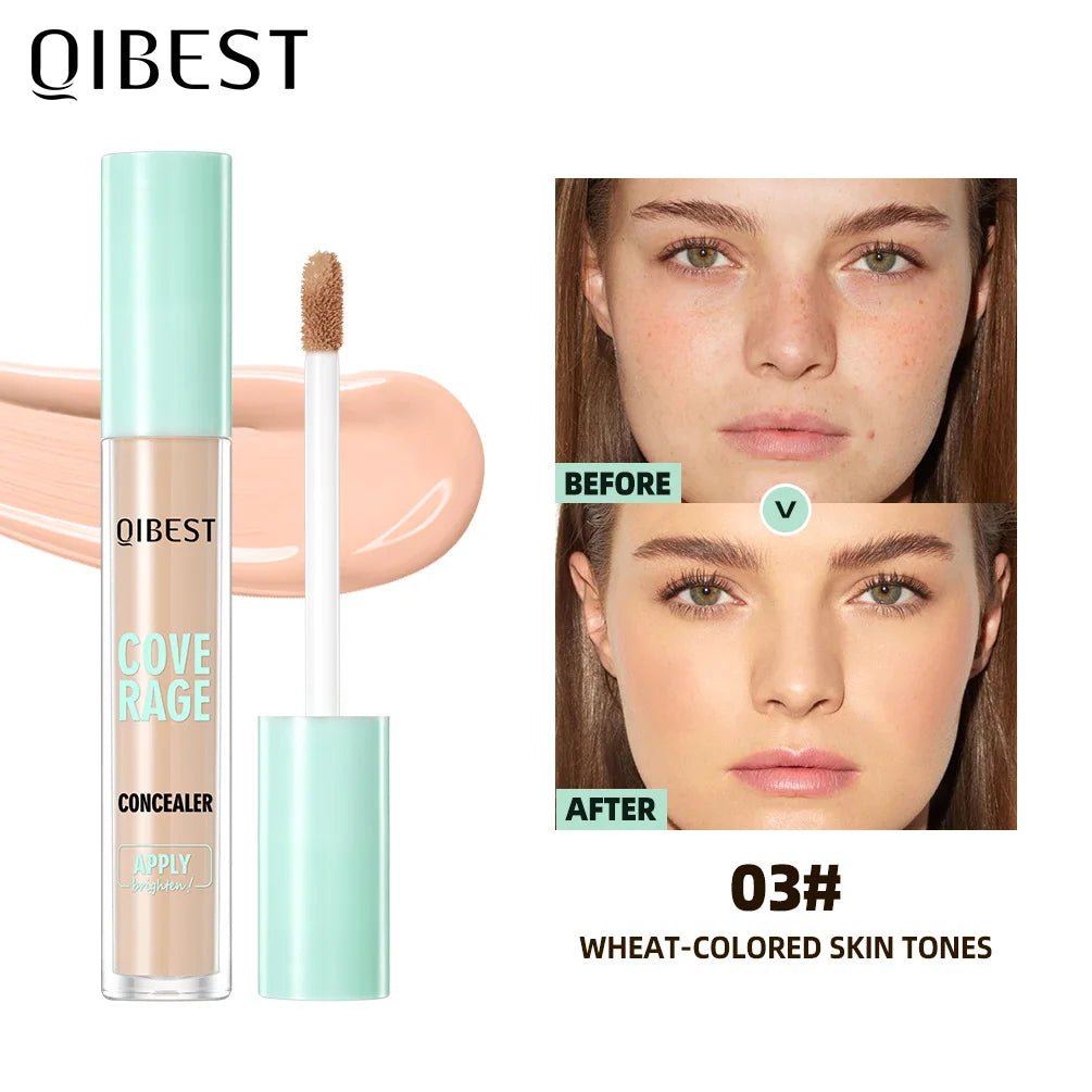 QIBEST Liquid Concealer Matte High Coverage Waterproof