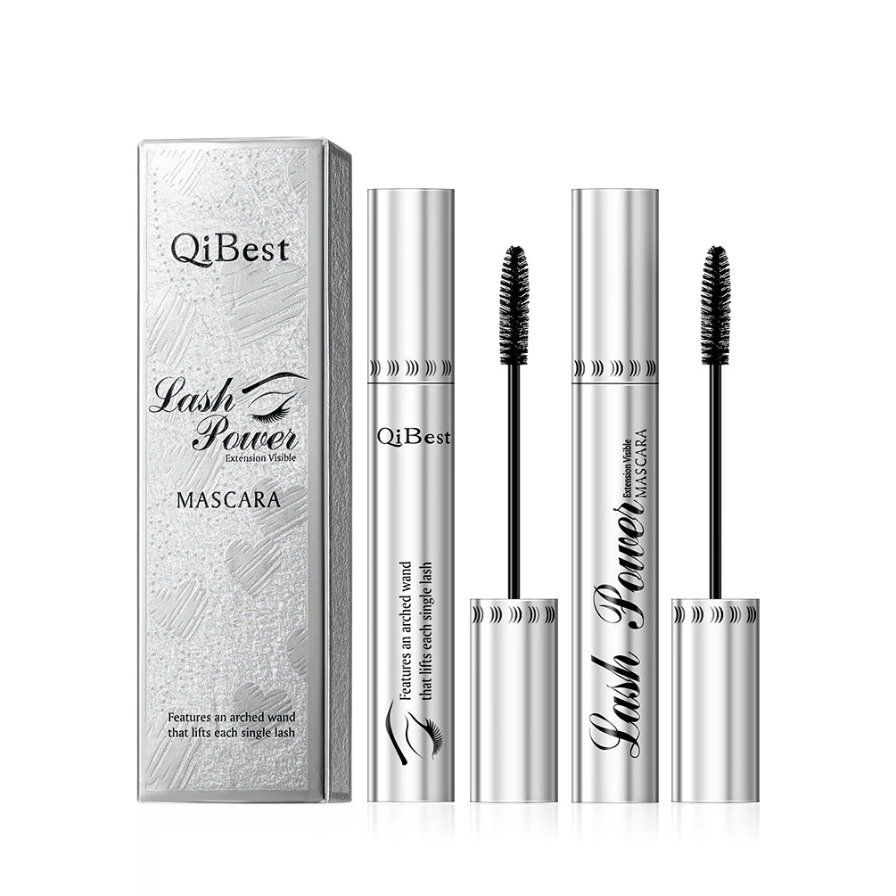 2pcs/set Black Mascara Beauty Makeup 4D Curling Lash Eyelash Extension Waterproof